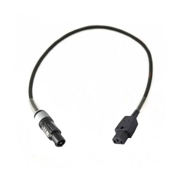 Adapter Powercon gray - IEC Female 3P, 5 meters