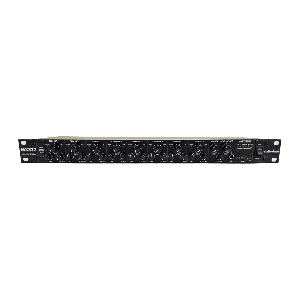 ART Rackmixer 8 kanaler stereo