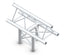 Milos STB trio 3-way vertical T-piece corner, apex up