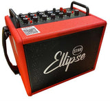 Ellipse 120W battery-powered amplifier and bag - Q3 red
