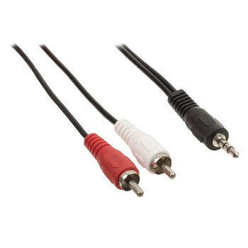 Adapter Cable 3.5mm Jack Stereo to 2 x RCA Phono (3 m)