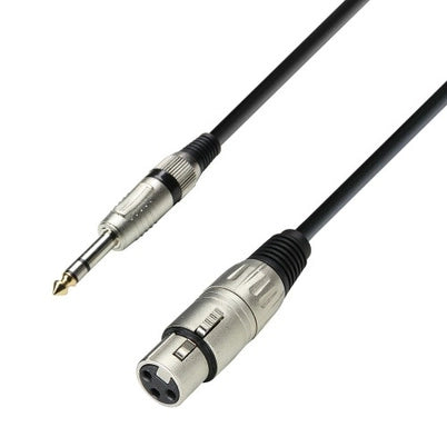 Stereo Jack to XLR female (6m)