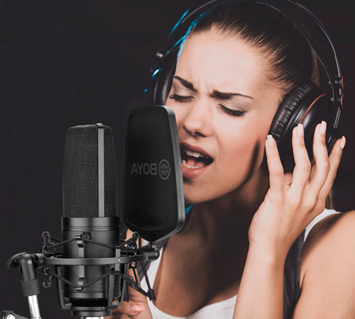 Boya M800 Studio mikrofon m/ophæng og popfilter