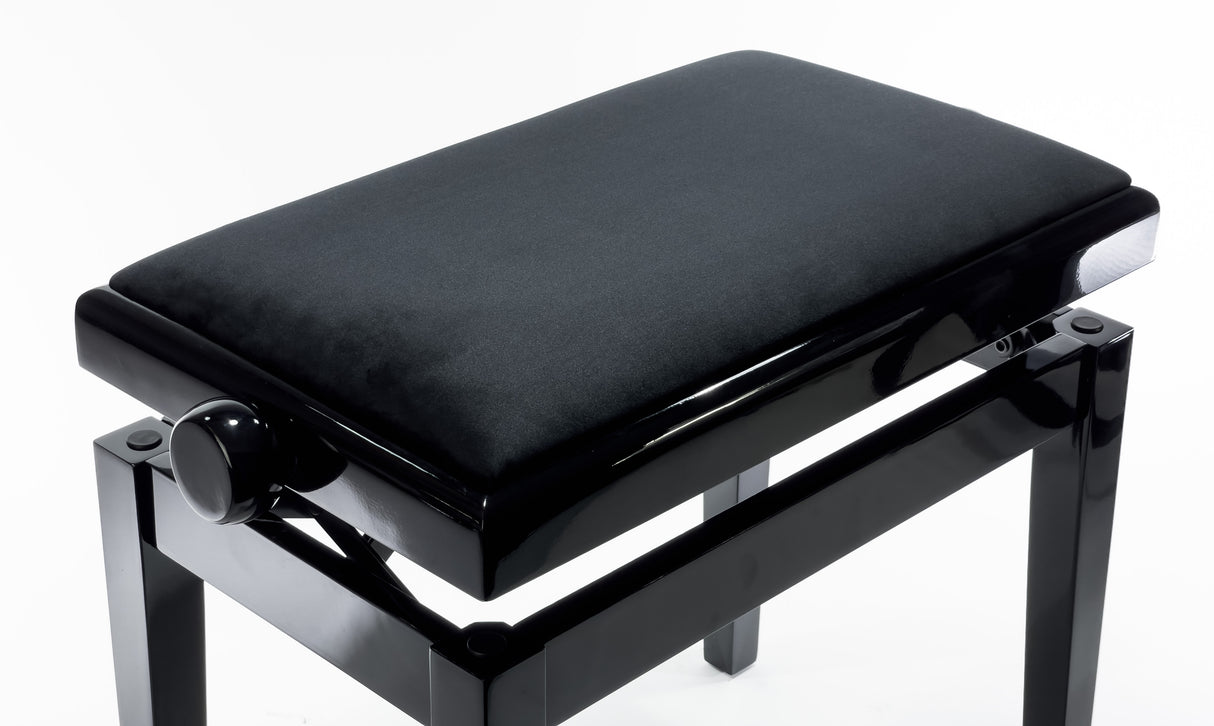 Grooveland KB200 Piano Bench (Black High Gloss)