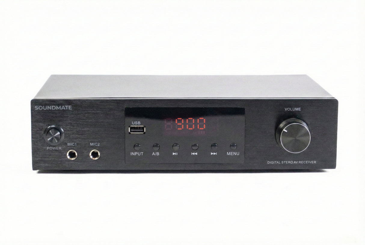 SoundMate HBS-05 Shelf Speakers & Amplifier Bundle
