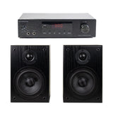 SoundMate HBS-05 Shelf Speakers & Amplifier Bundle