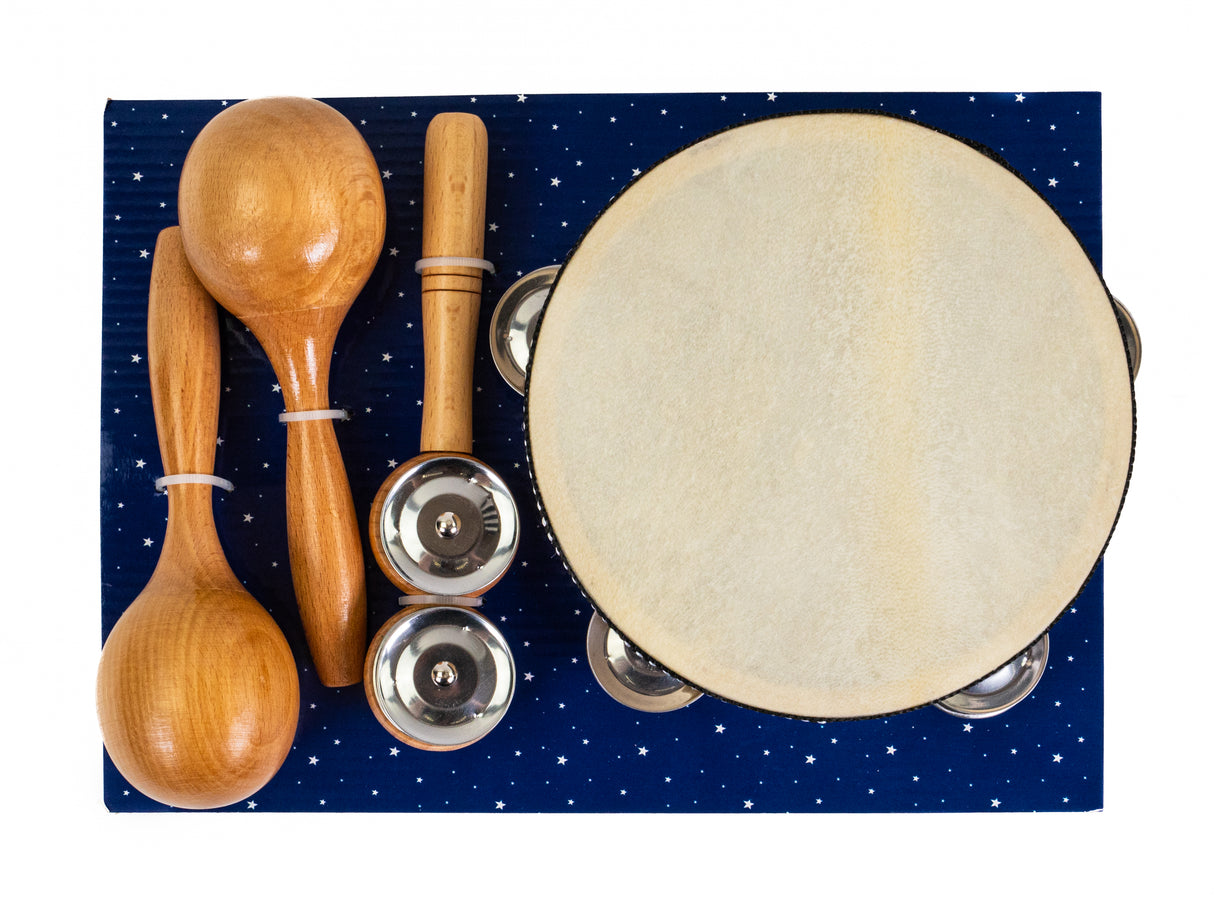 Children's Wooden Percussion Gift Box w. 3 pieces