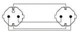 ProCab Shuko power forlænger kabel 3x1,5 mm2 3 m