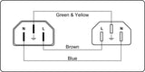 ProCab powerkabel 3 x 1,5 mm², hun Euro>han Euro, 0,5 m