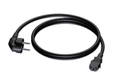 ProCab powerkabel 3x1,5 mm², hun Euro>Schuko han, 0,5 m