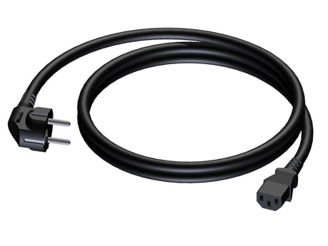 ProCab powerkabel 3x1,5 mm², hun Euro>Schuko han, 2 m