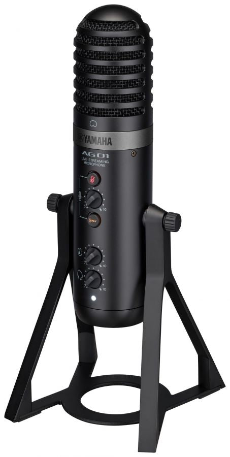 Yamaha AG01 USB Microphone (Black)