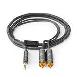 Premium Stereo RCA to mini jack (1m)