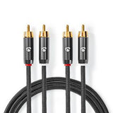 Premium Stereo Phono cable (2m)