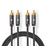 Premium Stereo Phono cable (2m)