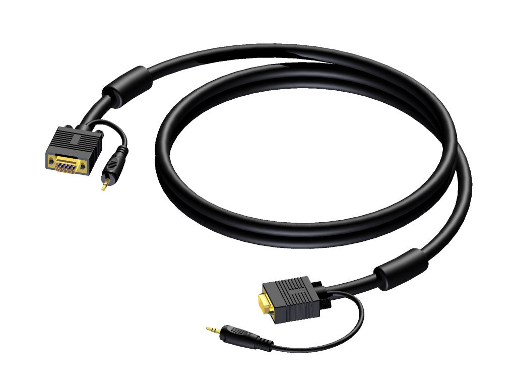 ProCab SVGA & 3,5 jack stereo > SVGA & 3,5 jack stereo (5 m)