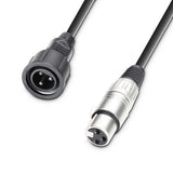 Cameo DMX ADAPTER OUT - Adapter cable for IP65 outdoor spotlight, IP65 connector to XLR female 3-pin