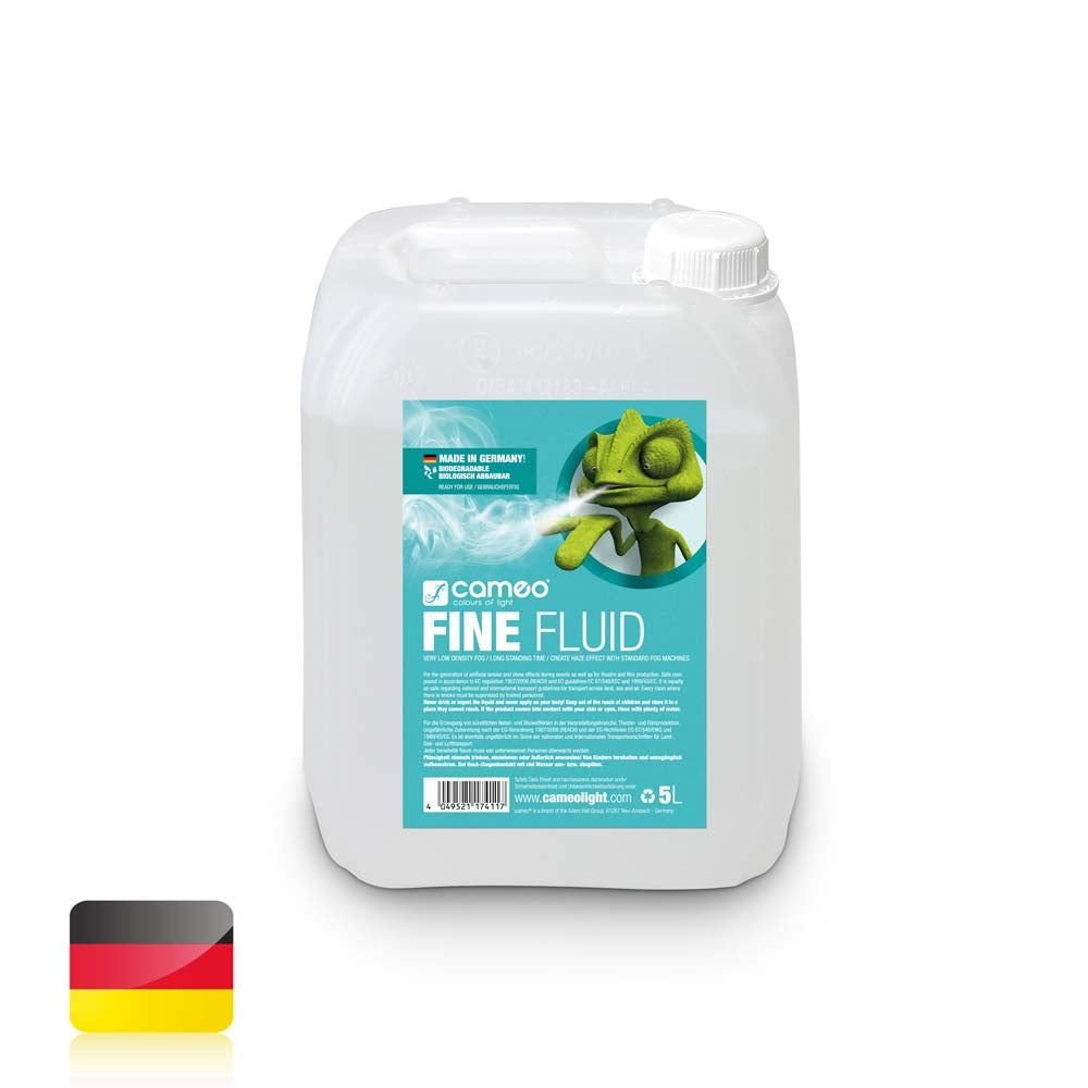 Cameo FINE FLUID 5 L - haze-effect fog fluid with very low density and very long hang time 5 L