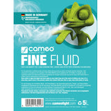 Cameo FINE FLUID 5 L - haze-effect fog fluid with very low density and very long hang time 5 L