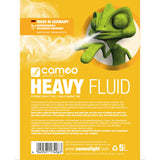 Cameo HEAVY FLUID 5 L - fog fluid with very high density and very long hang time 5 L
