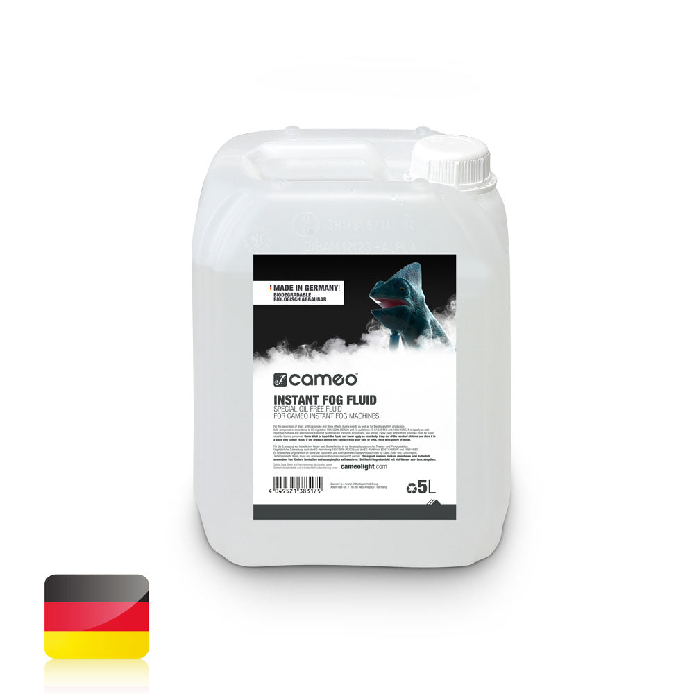 Cameo INSTANT FOG FLUID 5 L - oil-free fog fluid for Cameo INSTANT fog machines 5 L