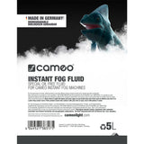 Cameo INSTANT FOG FLUID 5 L - oil-free fog fluid for Cameo INSTANT fog machines 5 L