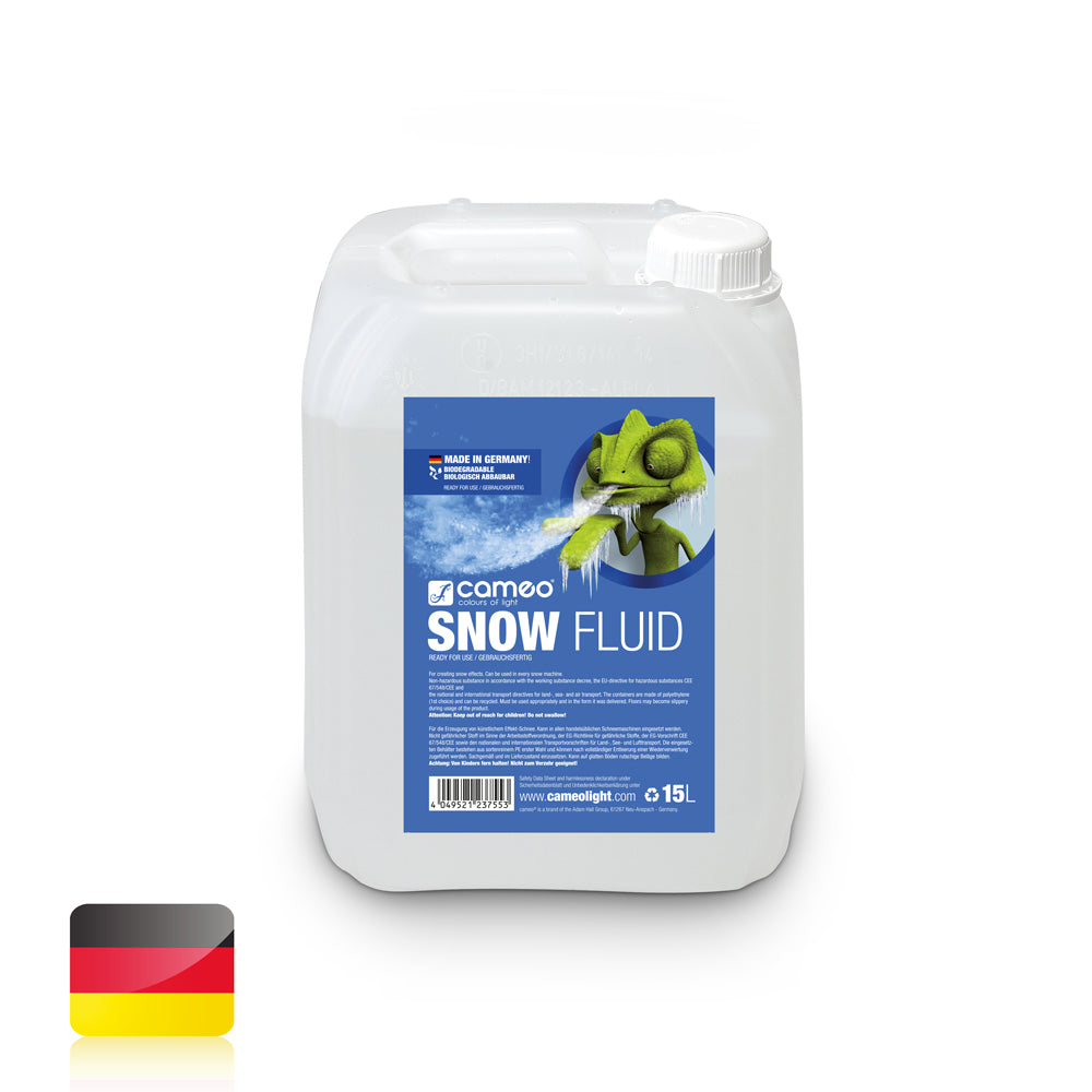 Cameo SNOW FLUID 15 L - special fluid for snow machines for producing foam 15 L