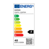 Cameo Q-SPOT 40 TW - Compact spot with 40 W adjustable white LED, finished in black