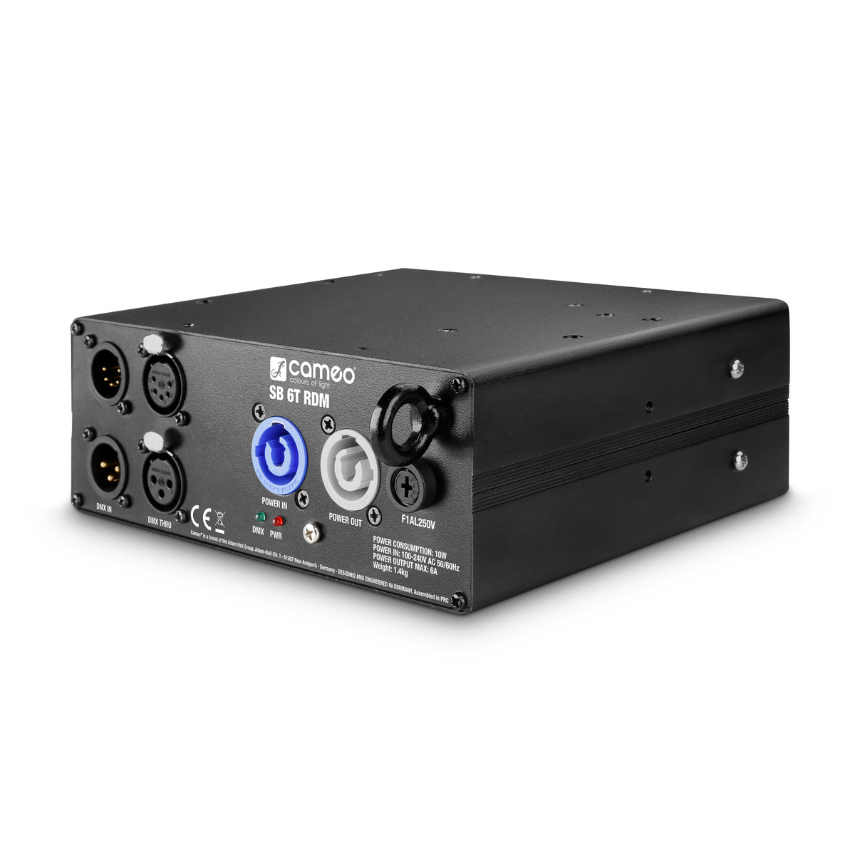 Cameo SB 6 T RDM - 6-output DMX/RDM splitter/booster with 3- and 5-pin connectors