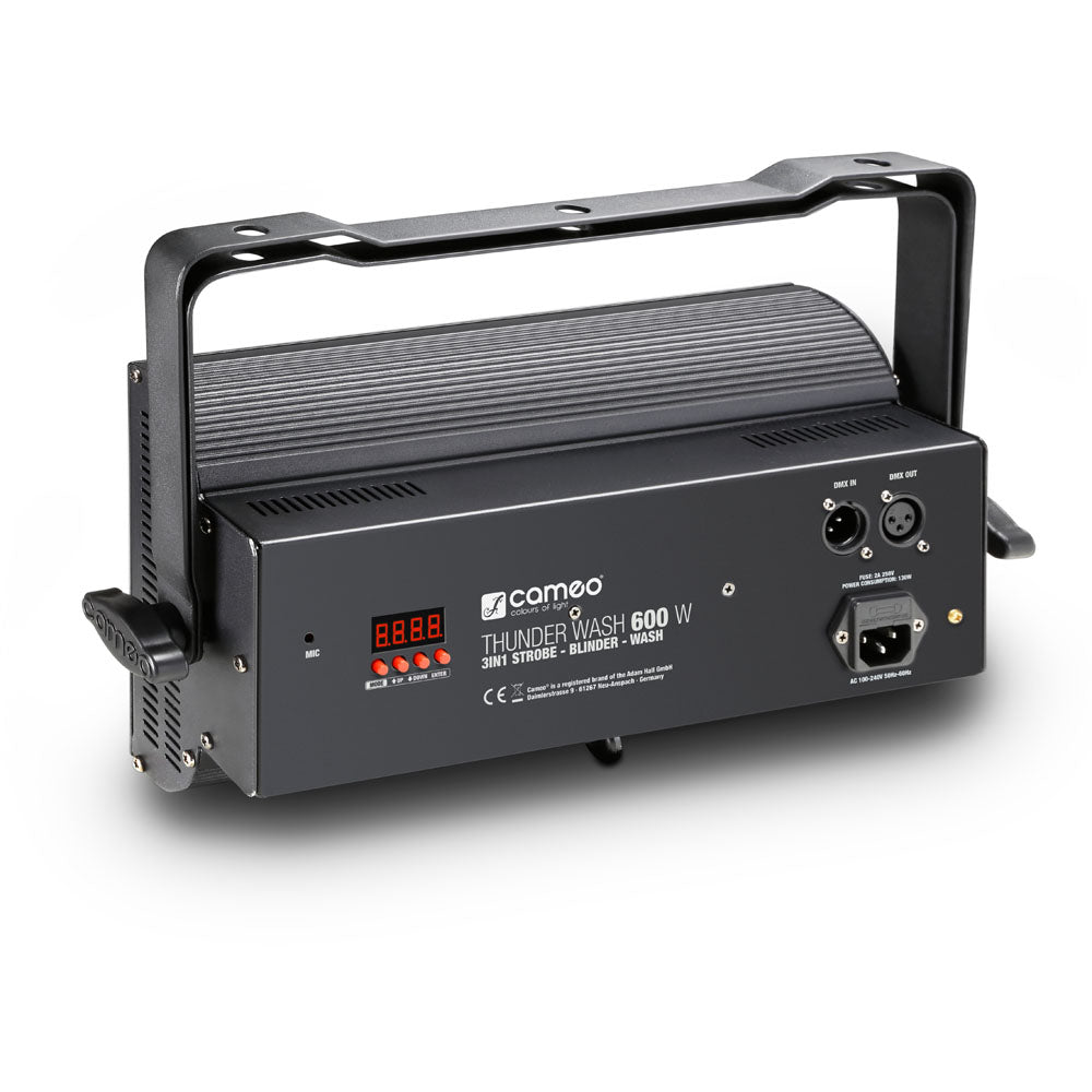 Cameo THUNDER® WASH 600 W - 3-in-1 strobe, blinder and wash light 648 x 0.2 W white light