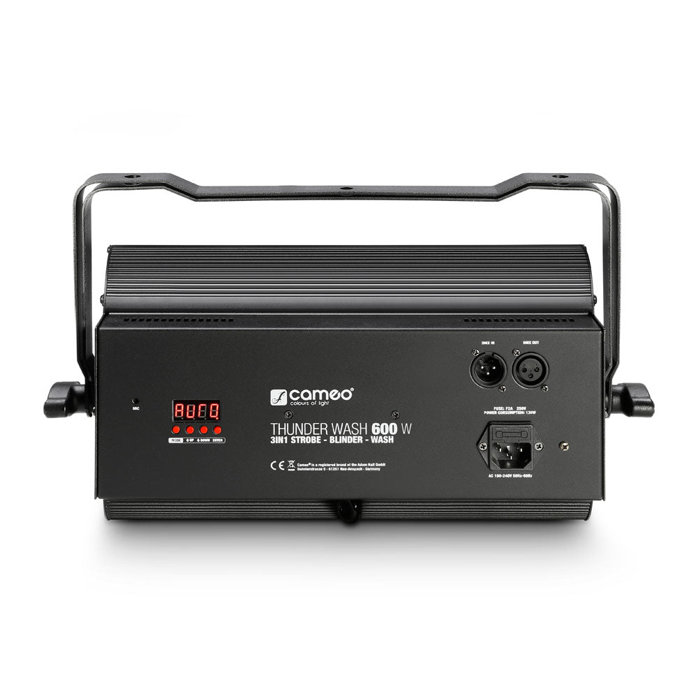 Cameo THUNDER® WASH 600 W - 3-in-1 strobe, blinder and wash light 648 x 0.2 W white light