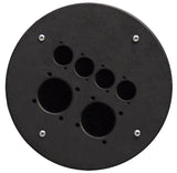 ProCab center plade til tromle 2xPower & 4xD-size hul