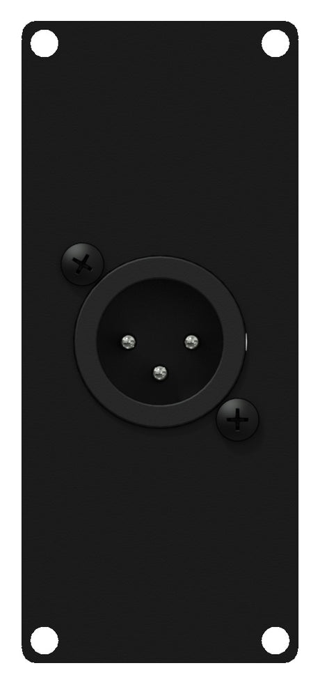 Caymon CASY122 1 plads, plade 1 x XLR han > 3-pin