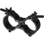 Double Swivel Clamp (Black, 50mm, 100kg)