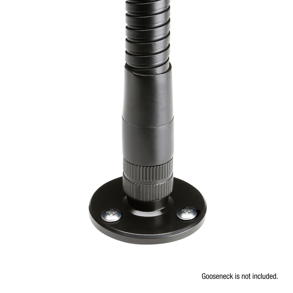Adam Hall Stands D 921 BLK - Mounting plate for gooseneck