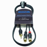 Enova minijack adapter kabel minijack til 2 x Phono 1 meter