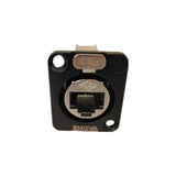 Enova RJ45 chassis gennemføring Cat6A, sort