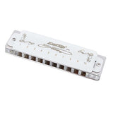 Easttop Blues Harmonicas T008L - White - Key of C