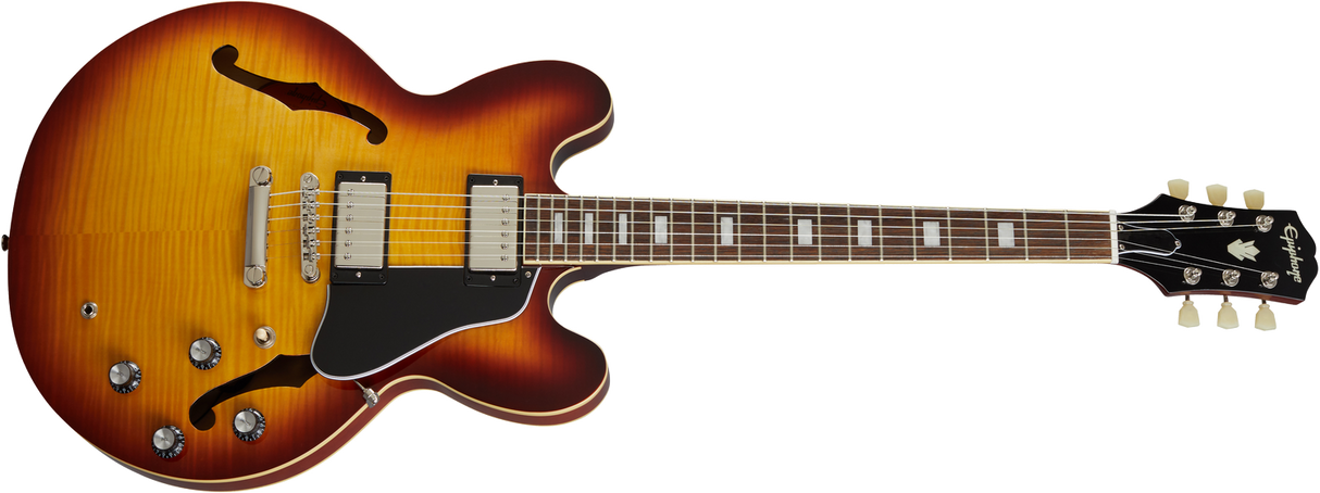 Epiphone ES-335 Figured El-guitar (Raspberry Tea Burst)