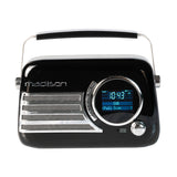 Madison Retro Radio with Bluetooth, FM and DAB  (Black)