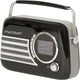 Madison Retro Radio with Bluetooth, FM and DAB  (Black)