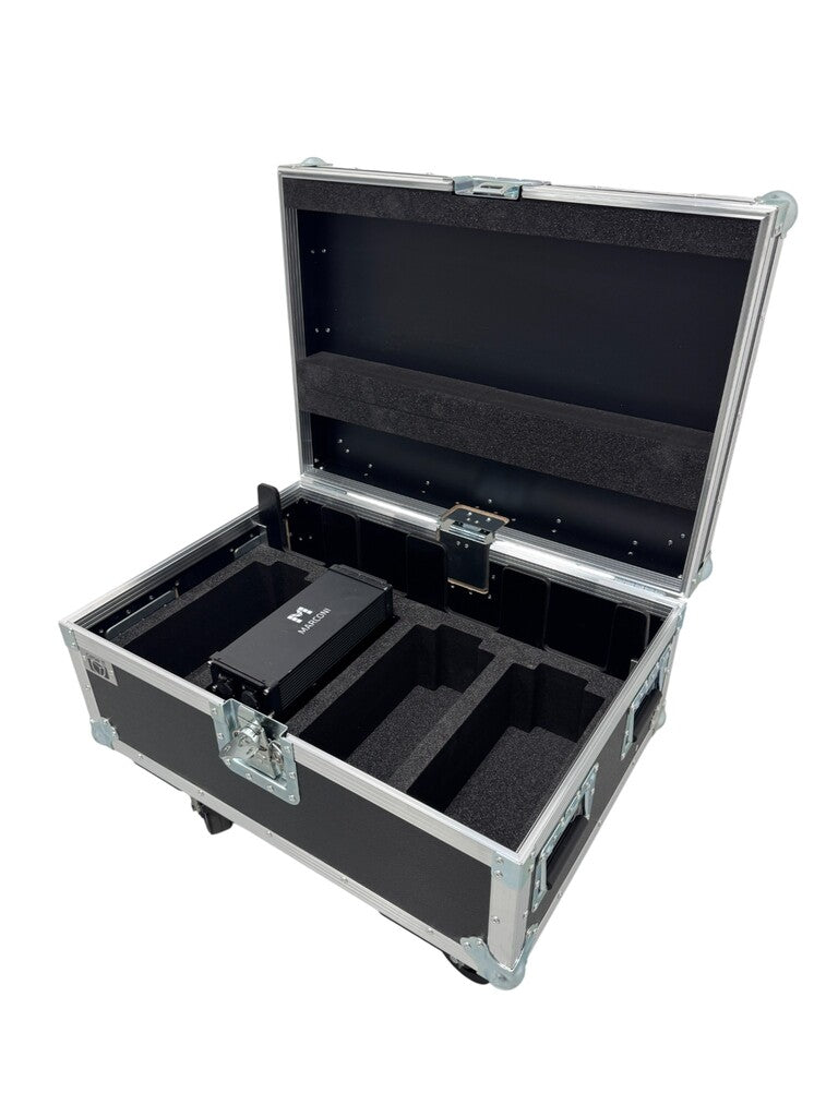 Marconi Flightcase for 4 x Apollo Battery Lamp