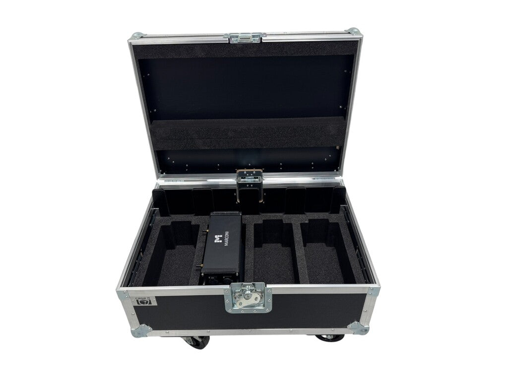 Marconi Flightcase for 4 x Apollo Battery Lamp