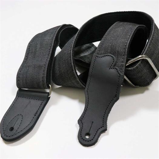 Franklin Denim Guitar Strap - DN-BK-BK