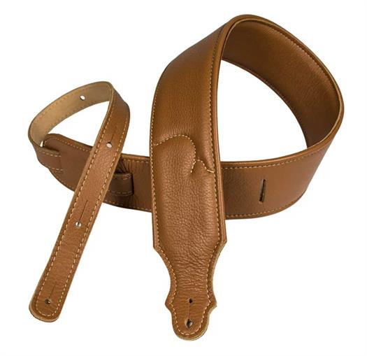 Franklin padded guitar strap - Caramel coloured - 10C-CA-N