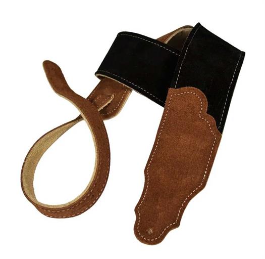 Franklin guitar strap - Sedona Suede Strap Series - Black - FSS2-BK-RU