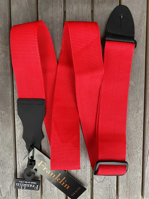 Franklin guitar strap RED - OO-R