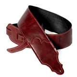 Franklin Jackson Hole Aged leather guitar strap - Oxblood