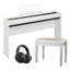 Yamaha P-225WH Piano Pack (White)