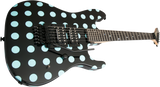 Kramer Guitars NightSwan El-Guitar (Black with Blue Polka Dots )